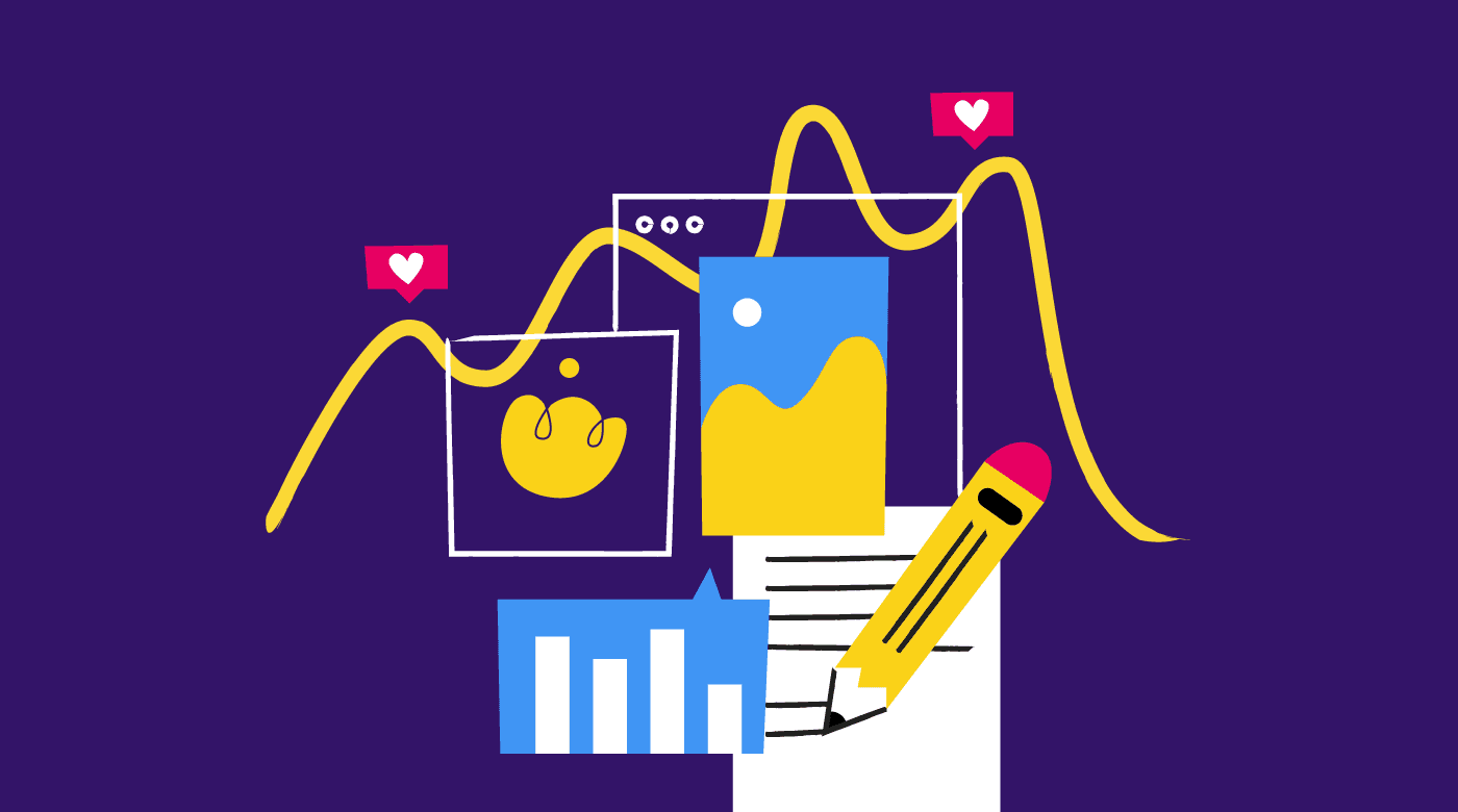 illustration of various types of content for what is content marketing software
