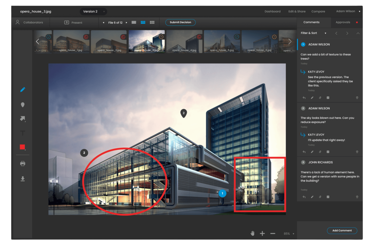 ReviewStudio screenshot - 10 Migliori Strumenti di Revisione e Approvazione dei Contenuti per 2026