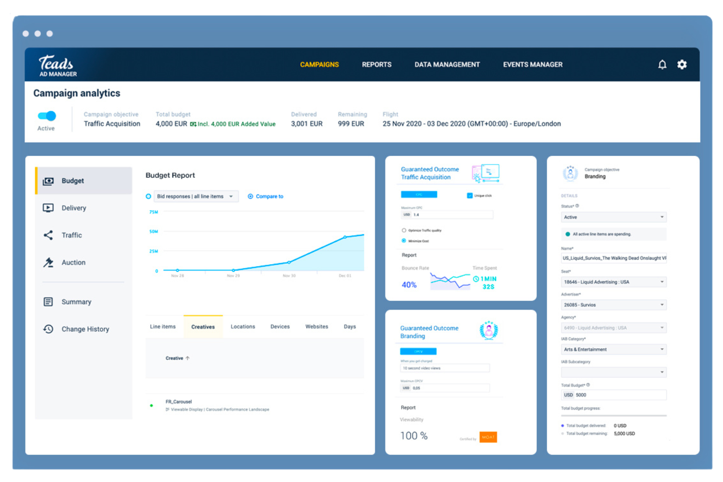 Outbrain screenshot - 7 migliori software di distribuzione dei contenuti nel 2026