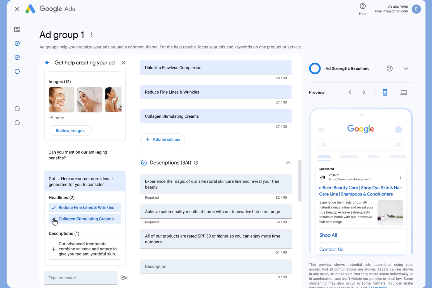 Google Ads screenshot - 10 Migliori Piattaforme di Pubblicità Mobile nel 2026