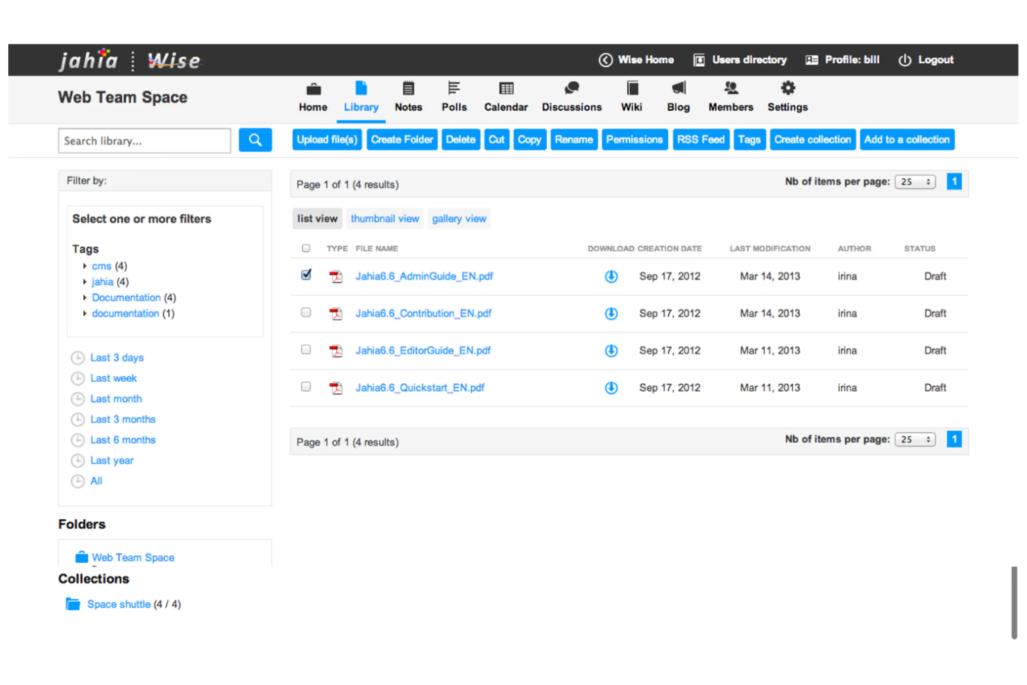 Jahia screenshot - 10 Migliori Software di Gestione dei Contenuti nel 2026