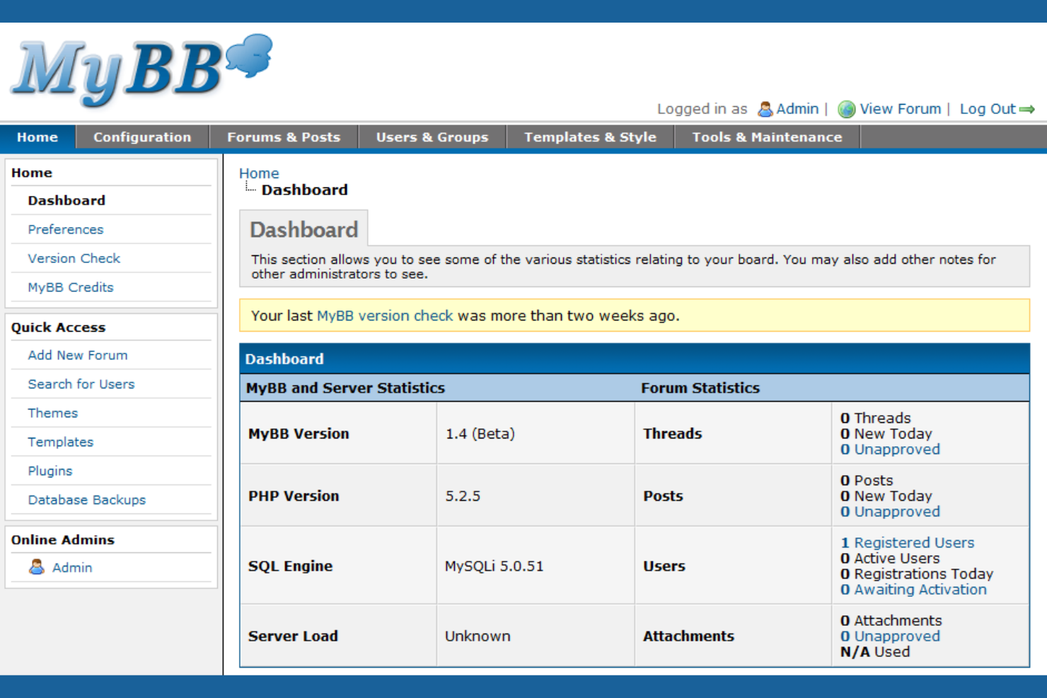 MyBB screenshot - 10 Best Community Forum Software in 2026