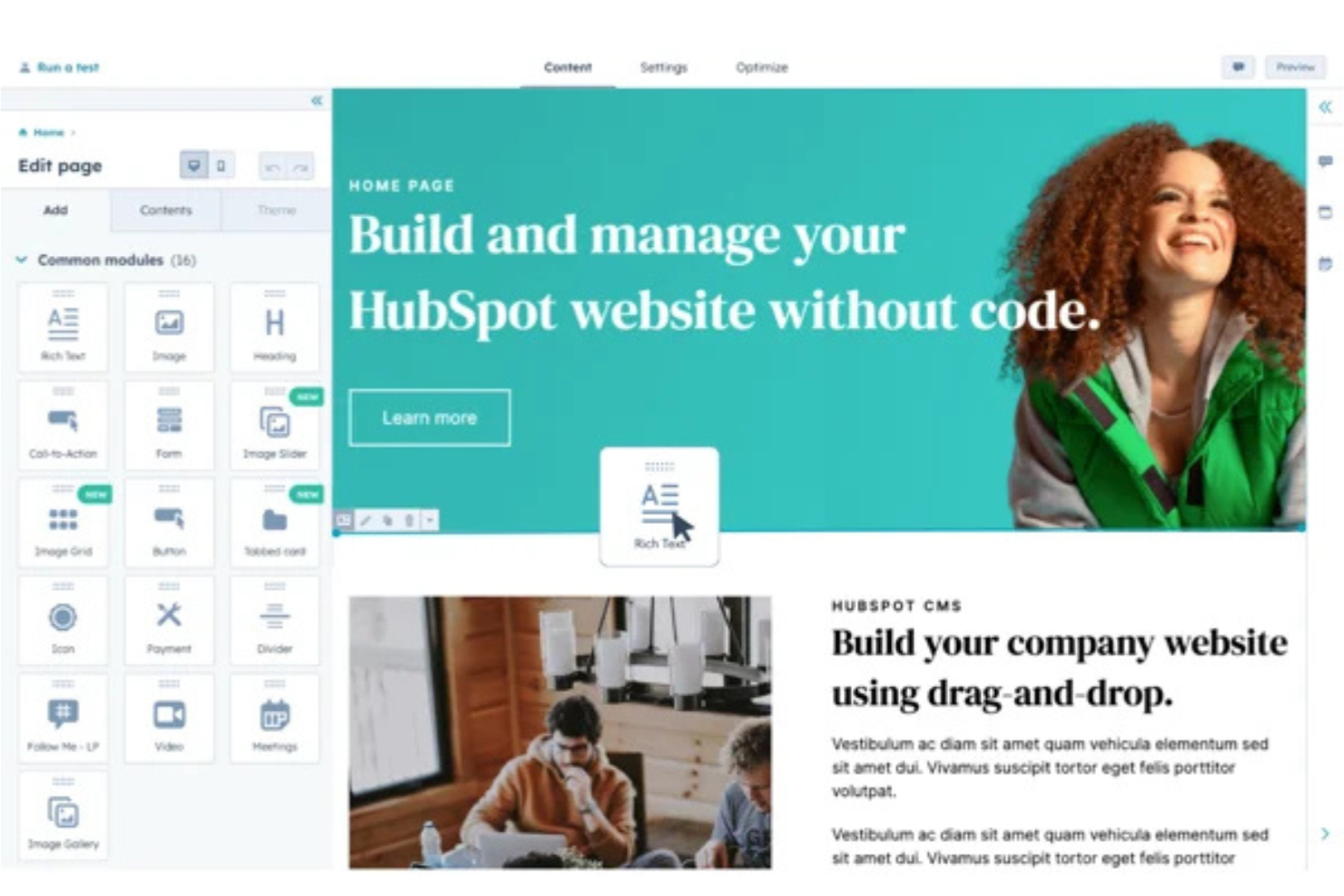 HubSpot CMS Hub screenshot - 10 Best Content Management Software in 2026