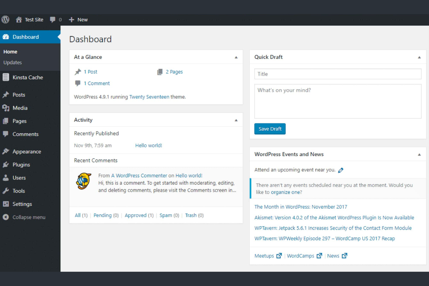 WordPress screenshot - 10 Best Online Publishing Platforms in 2026