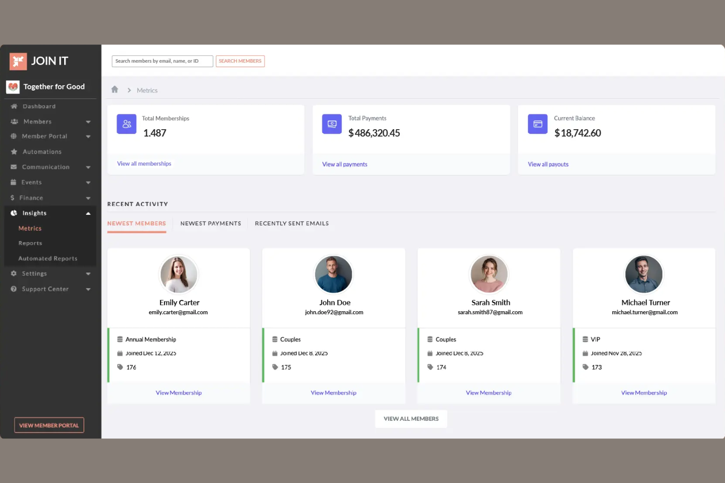Join It screenshot - 10 Best Membership Website Builder in 2026