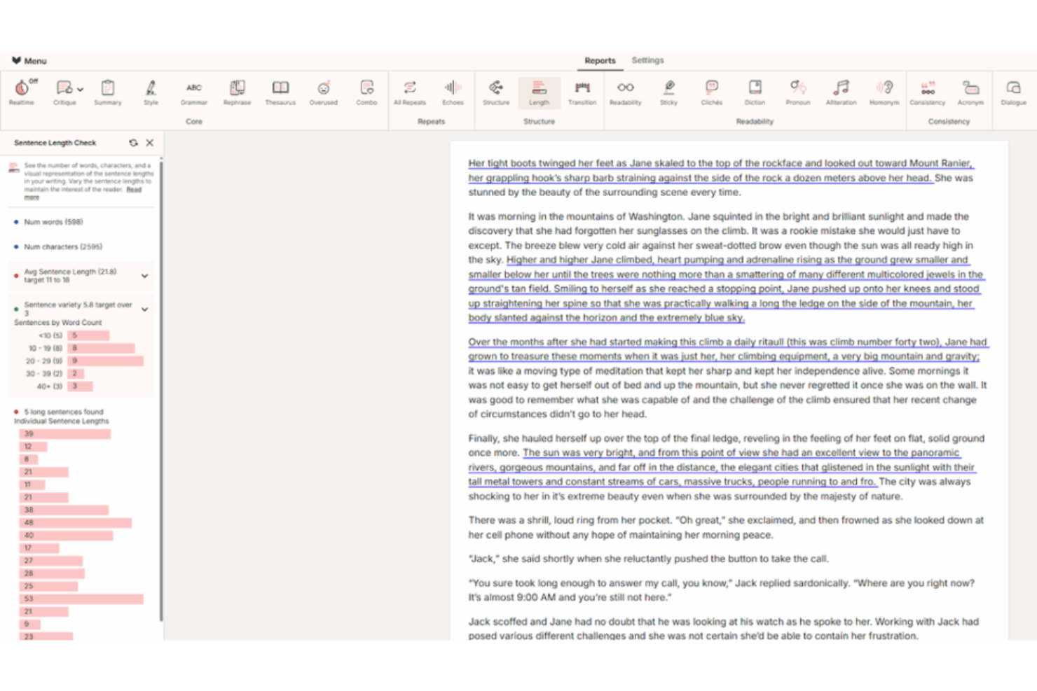 ProWritingAid screenshot - 10 Best Content Writing Software in 2026