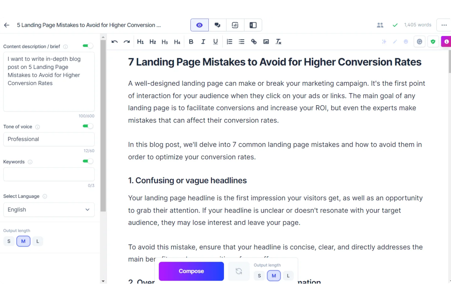 Jasper AI screenshot - 10 Best Content Writing Software in 2026