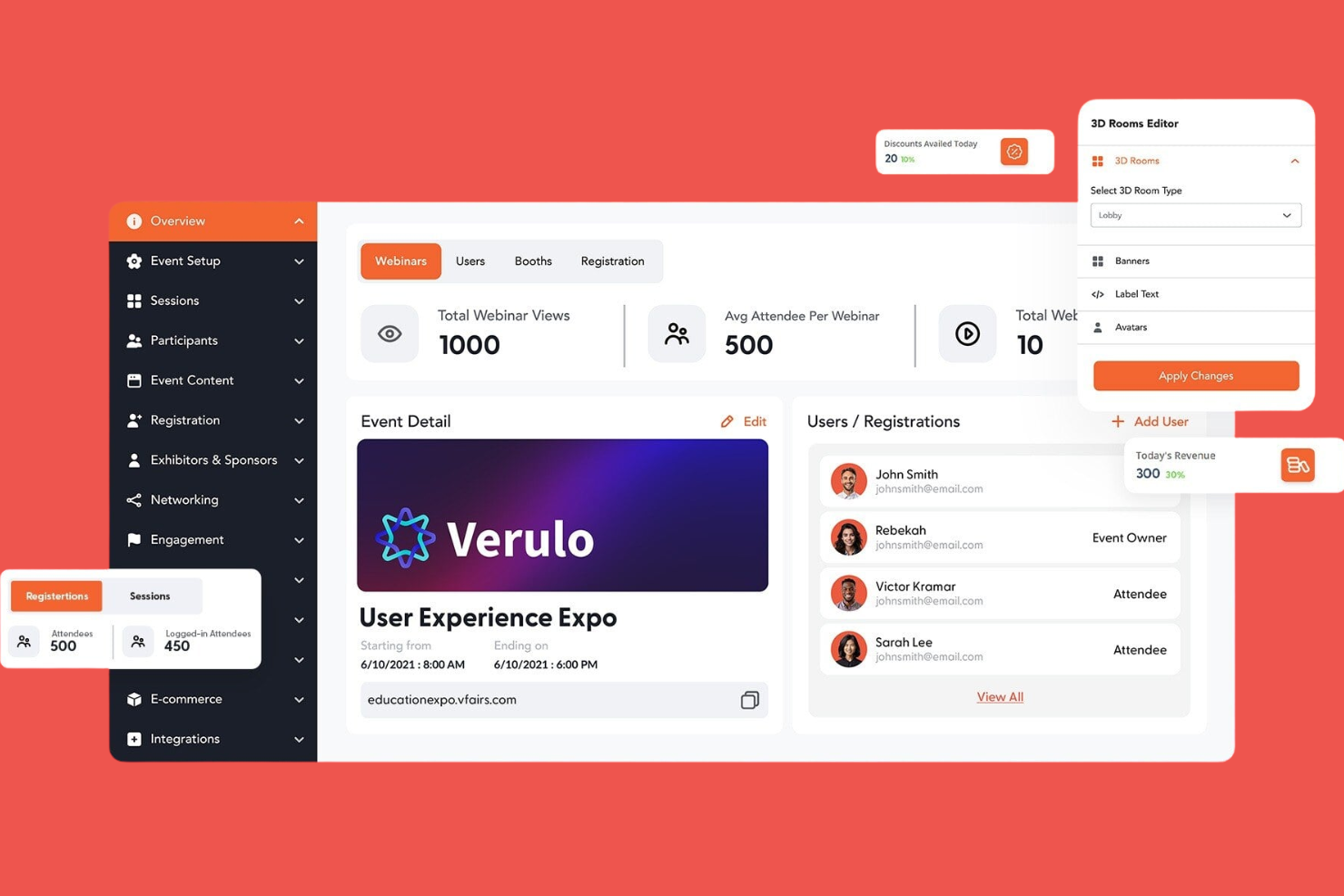 vFairs screenshot - 10 Best Virtual Event Platforms in 2026