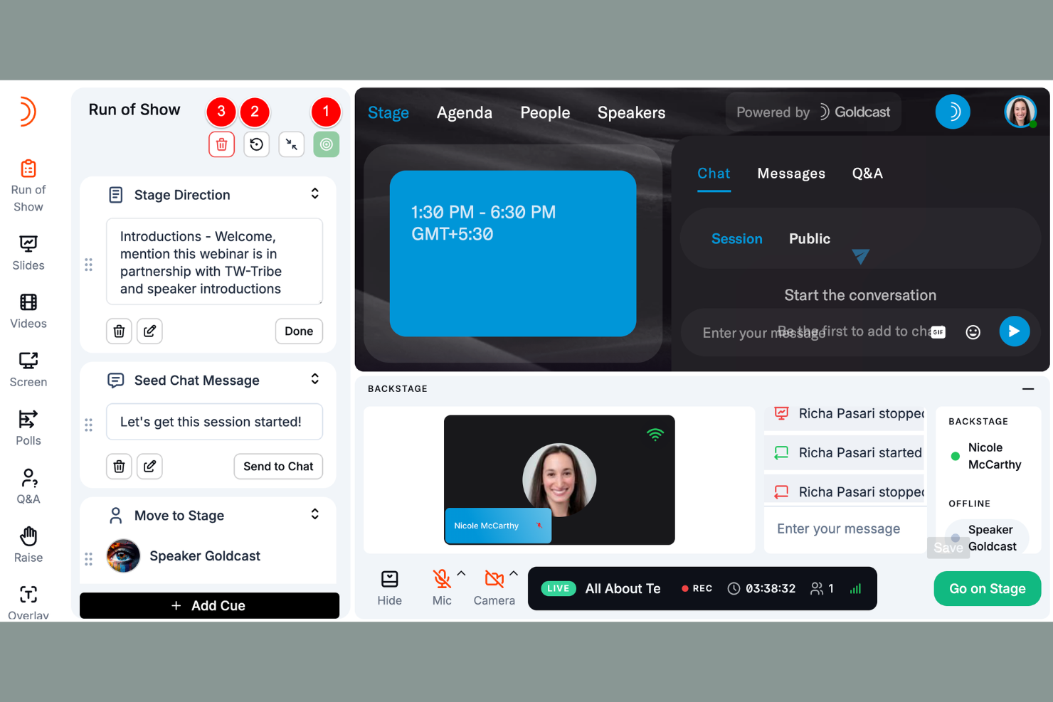 Goldcast screenshot - 10 Best Virtual Event Platforms in 2026