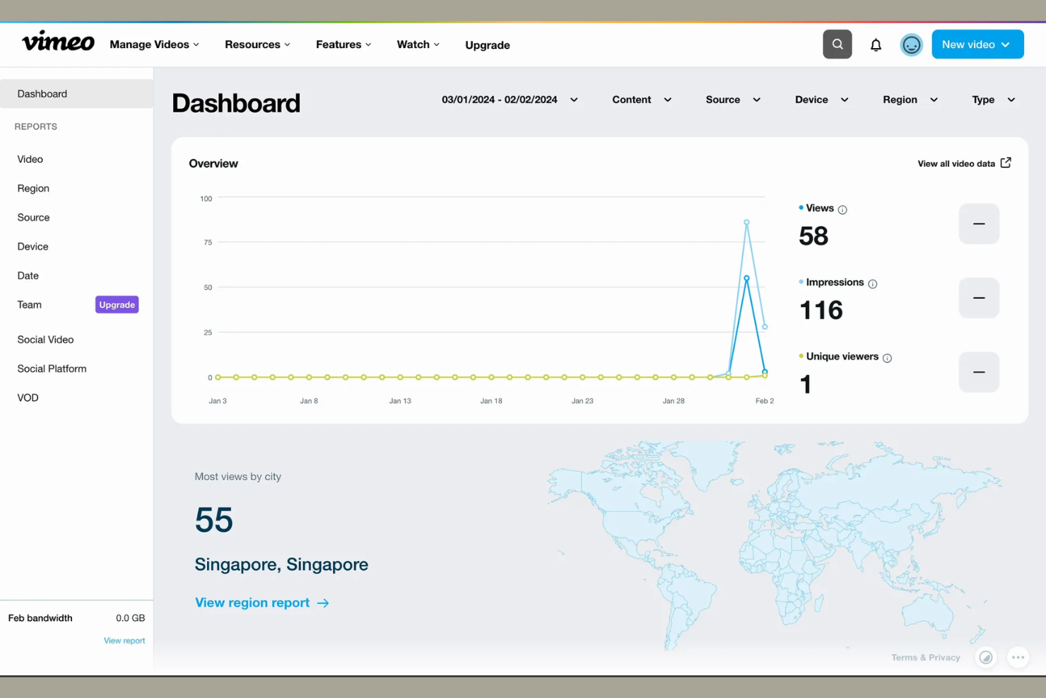 Vimeo screenshot - 10 Best Virtual Event Platforms in 2026