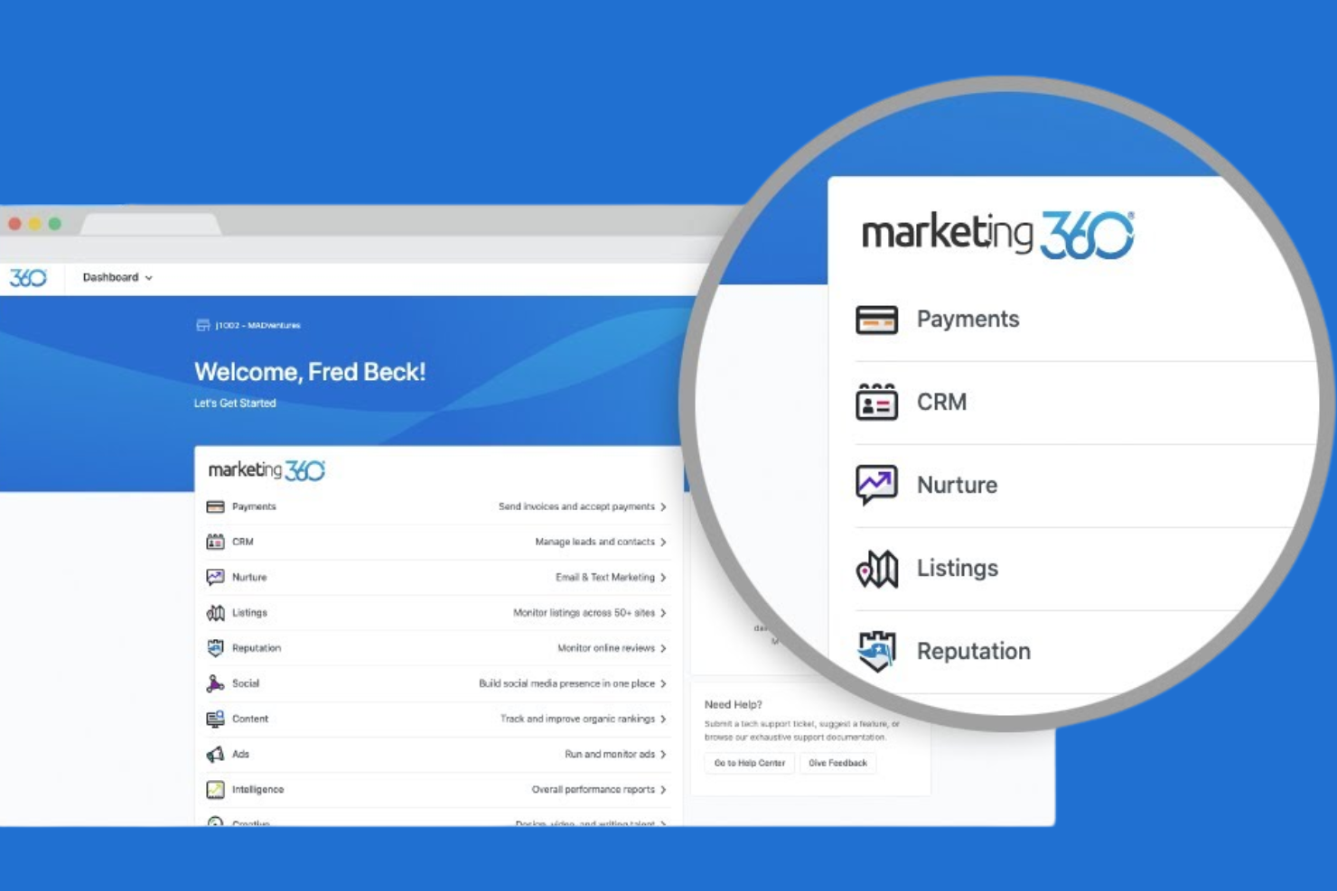 Marketing 360 screenshot - 10 Best Audio Advertising Software in 2026