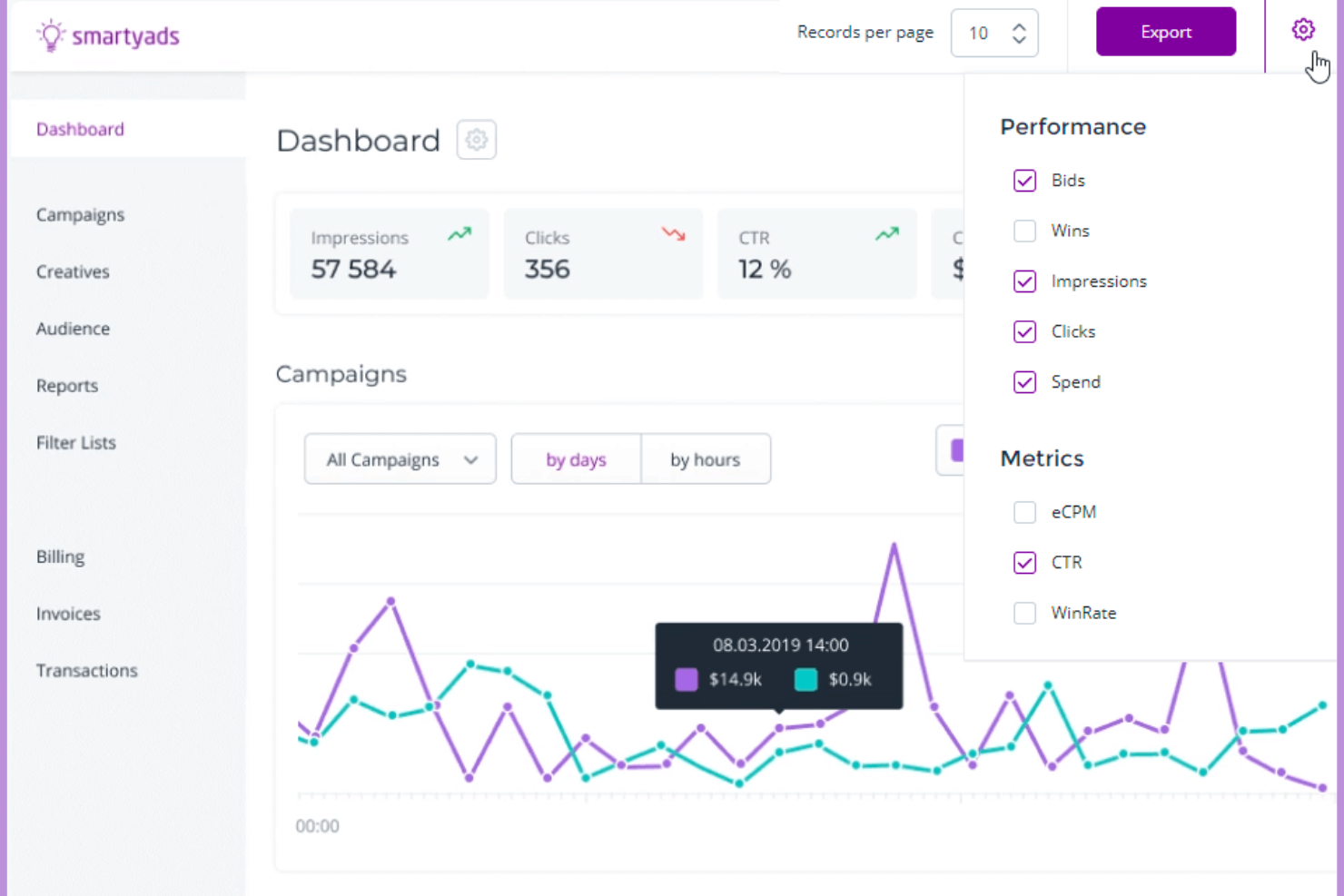 SmartyAds screenshot - 10 Best Audio Advertising Software in 2026