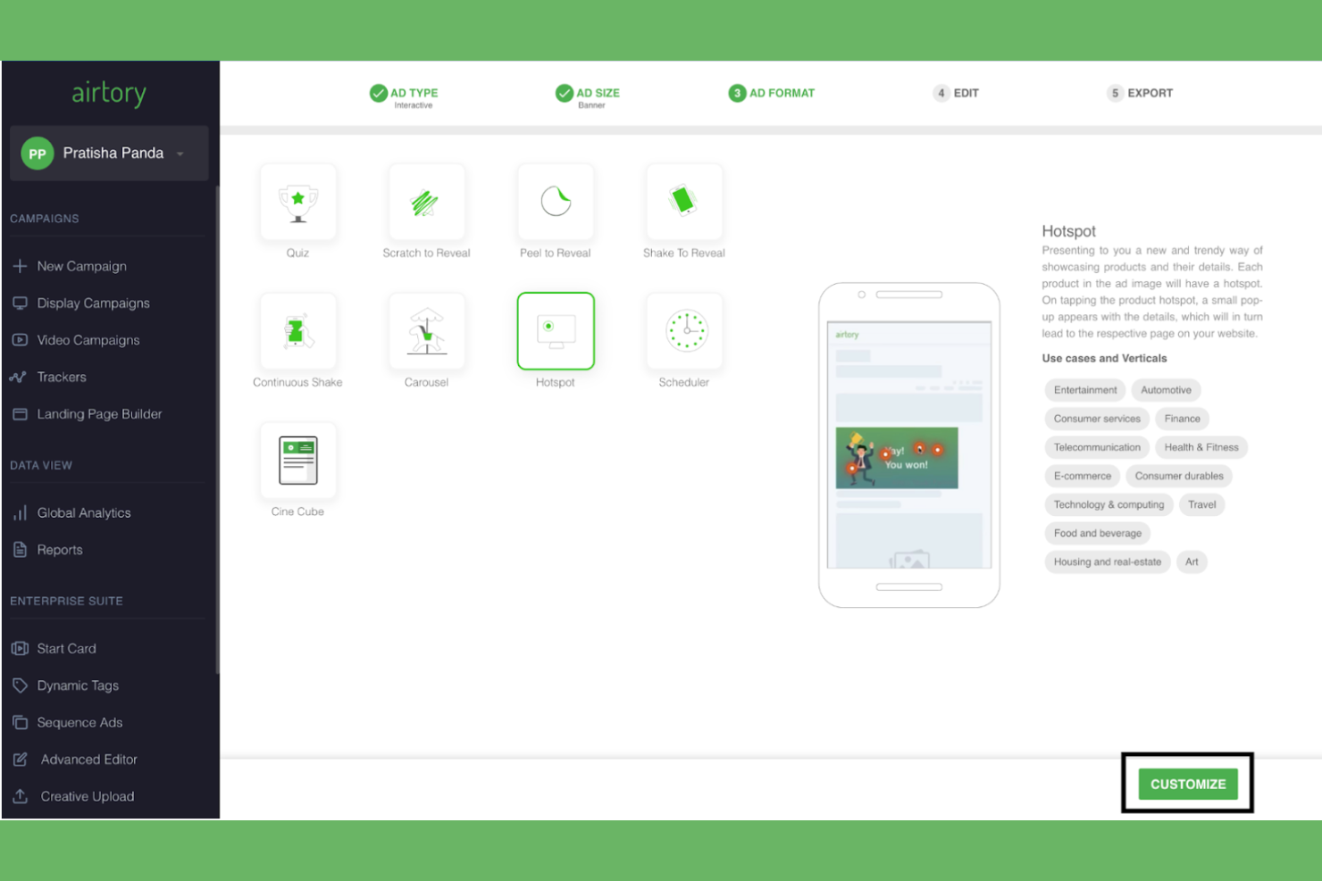 Airtory screenshot - 10 Best Creative Management Platforms In 2026