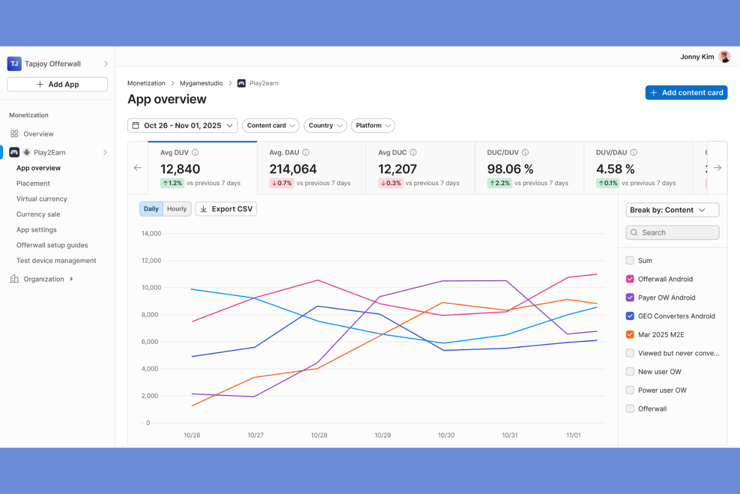 Tapjoy screenshot - 10 Best Mobile Advertising Platforms In 2026