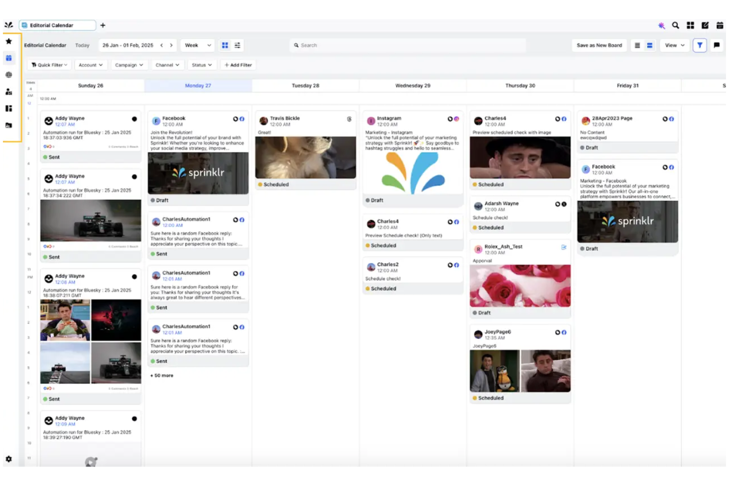 Sprinklr screenshot - 10 Best Content Calendar Software in 2026