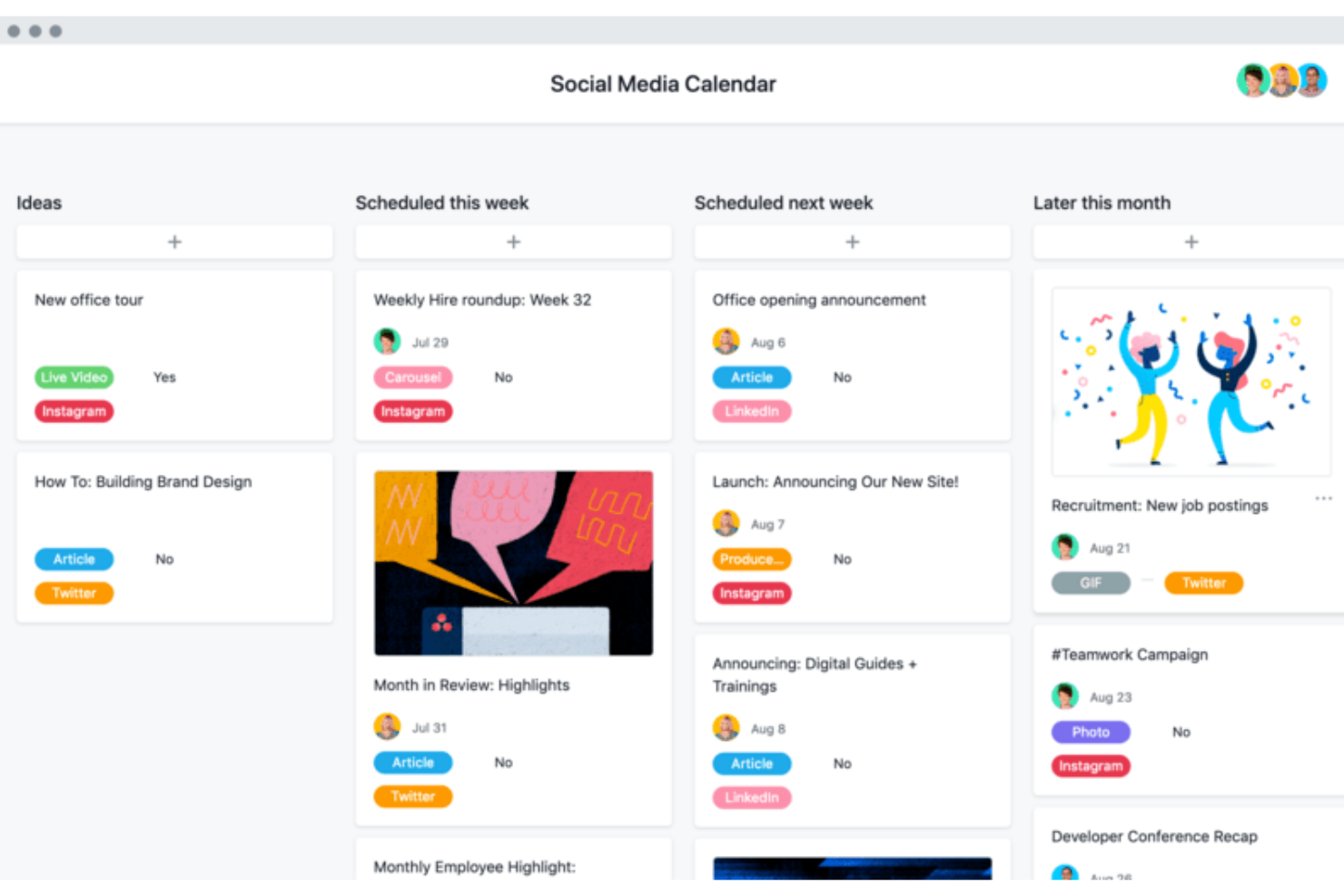 Asana screenshot - 10 Best Content Calendar Software in 2026
