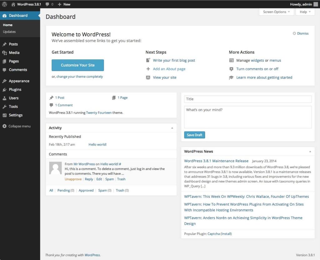 wordpress membership website builder screenshot