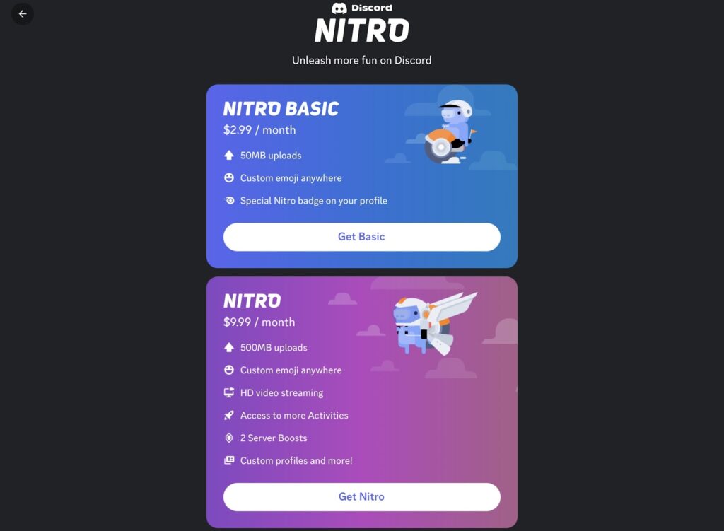 image of discord nitro