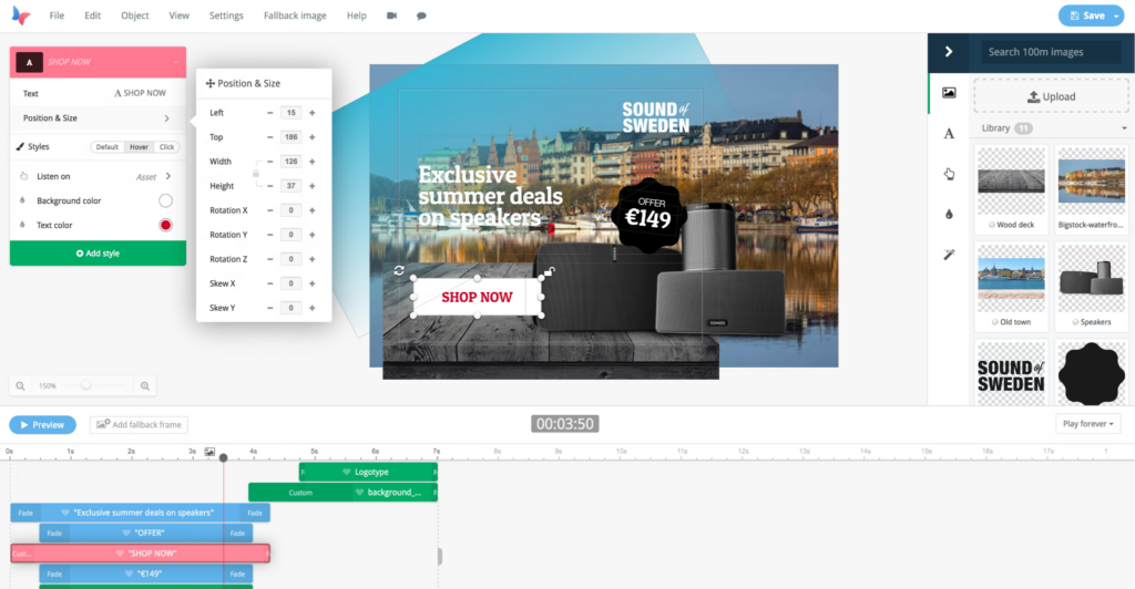 bannerflow creative management platforms screenshot